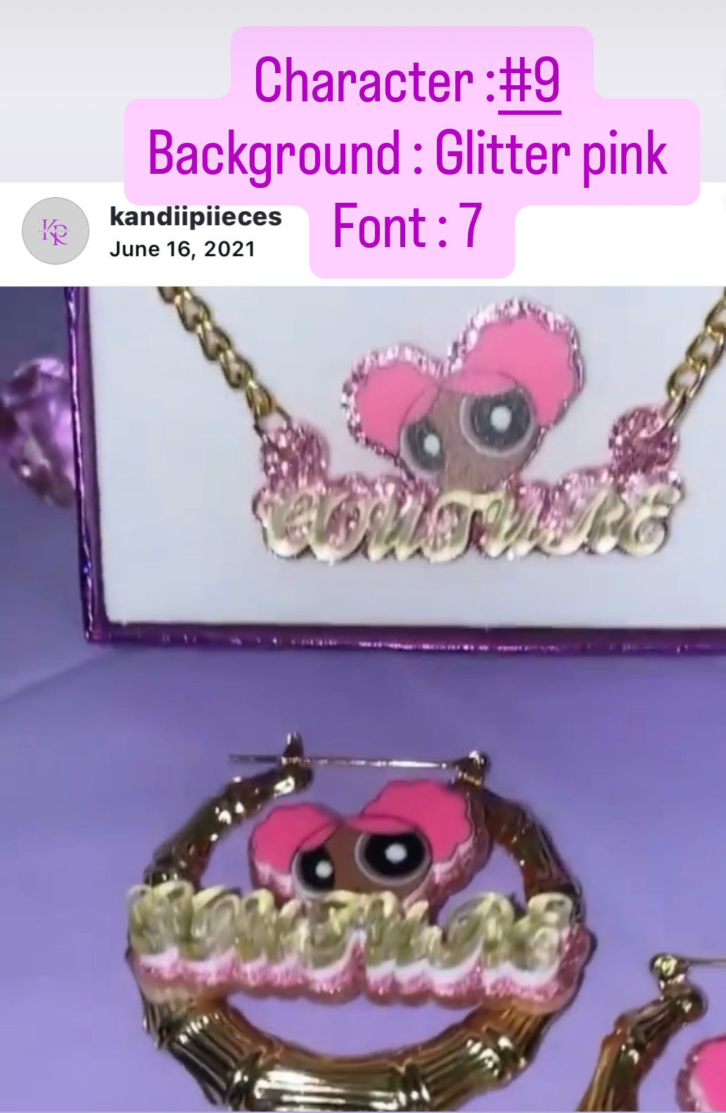 2 pieces Character Set