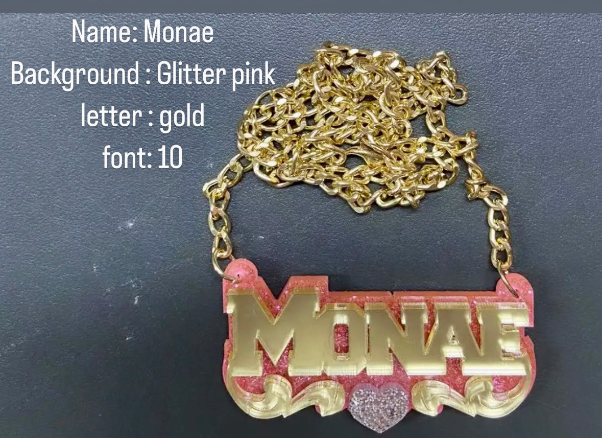 Custom Name Plates 💓